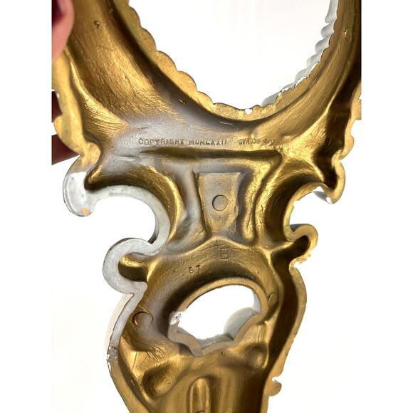 VTG Homco Home Interior Large White Ladle Spoon Wall Plaque Syroco 1970s - Picture 5 of 16